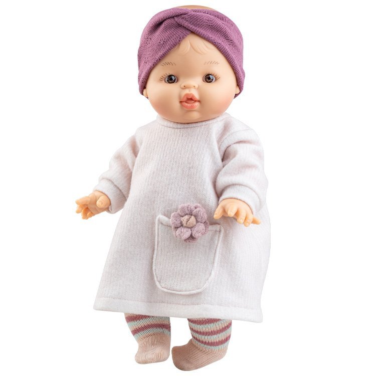 Poupée Paola Reina 34 cm - Gordis - Briana en combinaison blanche