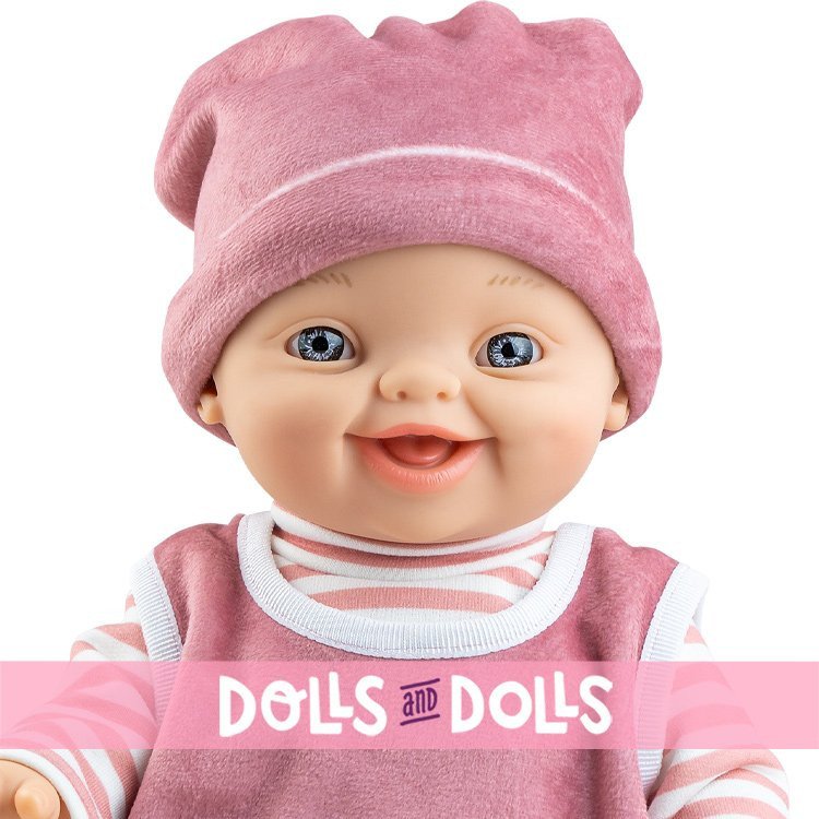 Poupée Paola Reina 34 cm - Gordis - Carlos avec un ensemble rose