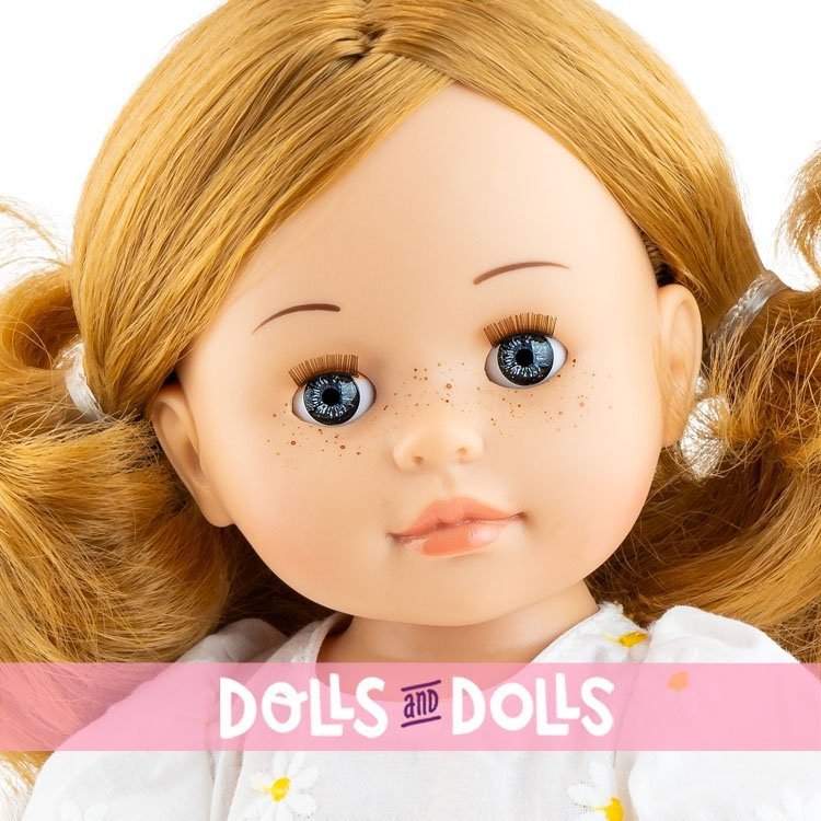 Poupée Paola Reina 45 cm - Soy tú - María dans une robe blanche avec des marguerites