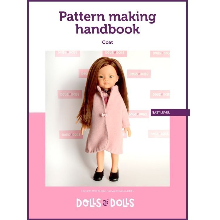 Patron téléchargeable Dolls And Dolls pour poupées Las Amigas - Manteau