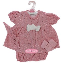Tenue pour poupée Antonio Juan 52 cm - Collection Mi Primer Reborn - Ensemble rose