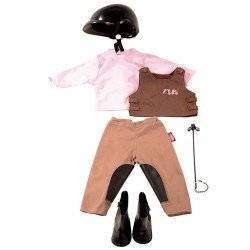 Tenue pour poupée Götz 45-50 cm - Ensemble amusant d'équitation