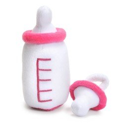 Accesoires pour poupée Rubens Barn 45 cm - Rubens Baby - Biberon & Dummy Pink