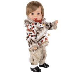 Poupée Mini Juanín Pérez 21 cm - Avec pantalon et veste beige