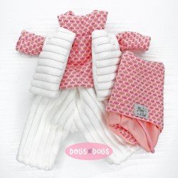 Vêtements pour poupées Nines d'Onil 30 cm - Mia - Ensemble avec gilet et bonnet