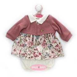 Tenue pour poupée Antonio Juan 40-42 cm - Robe florale et veste en laine