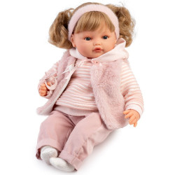 Poupée Antonio Juan 42 cm - Beni lagrimitas avec un pull rayé