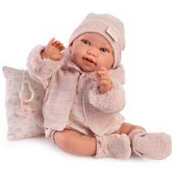 Poupée Antonio Juan 42 cm - Poids Spécial - Nouveau-né Pipa hiver
