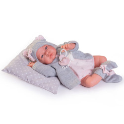 Poupée Antonio Juan 40 cm - Grey Born