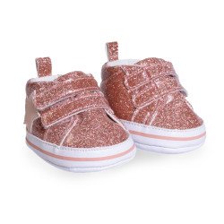 Accessoires pour poupée Antonio Juan 40-52 cm - Baskets pailletées avec étoile rose