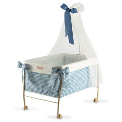 Compléments pour poupée Asi - Así Dreams - Collection Noel - Lit d'enfant avec baldaquin