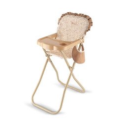 Compléments pour poupée Asi - Así Dreams - Collection Teresa - Chaise haute avec plateau et bavoir