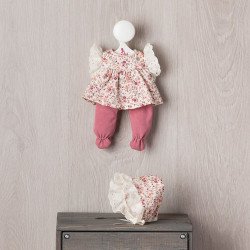 Tenue pour poupée Así 25 cm - Ensemble fleurs roses pour poupée Max