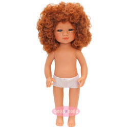 Poupée D'Nenes 34 cm - Celia aux cheveux roux bouclés sans vêtements