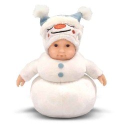 Poupée Anne Geddes 23 cm - Noël - Bébé bonhomme de neige