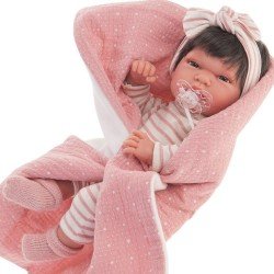 Poupée Antonio Juan 33 cm - Baby Toneta avec couverture