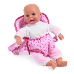 Porte-bébé poupée - Bayer Chic 2000 - Dots Pink