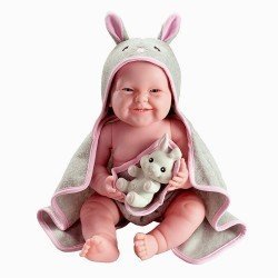 Poupée Berenguer Boutique 43 cm - La newborn Moments - Petit lapin
