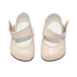 Compléments pour poupée Así 36 à 40 cm - Chaussures beiges pour poupée Guille, Koke et Nelly