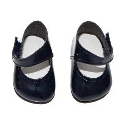 Compléments pour poupée Así 36 à 40 cm - Chaussures bleu marine pour poupée Guille, Koke et Nelly