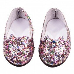 Compléments pour poupée Götz 42-50 cm - Ballerines à paillettes