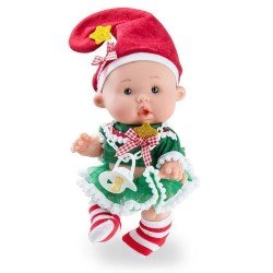 Poupée Marina & Pau 26 cm - Nenotes Christmas Edition - Fille elfe