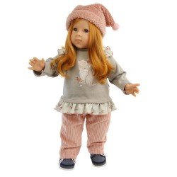 Poupée Schildkröt 52 cm - Elli aux cheveux roux par Elisabeth Lindner