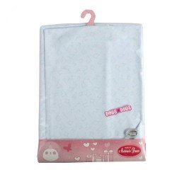 Accessoires pour poupée Antonio Juan 40-52 cm - Couverture imprimée bleue