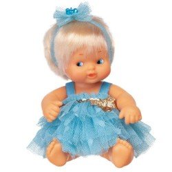 Poupée Barriguitas Classic 15 cm - Barriguitas Baby Ballet - Fille blonde en robe bleue