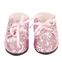 Compléments pour poupée Götz 42-50 cm - Chaussures à paillettes roses