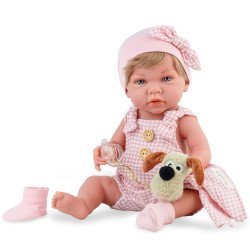 Poupée Marina & Pau 45 cm - Ane Baby avec doudou