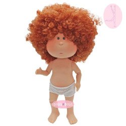 Poupée Nines d'Onil 30 cm - Mia ARTICULÉE - Mia aux cheveux roux bouclés - Sans vêtements