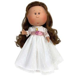 Poupée Nines d'Onil 30 cm - Mia communion brune