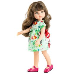 Poupée Paola Reina 32 cm - Las Amigas - Carol en robe à imprimé fantaisie