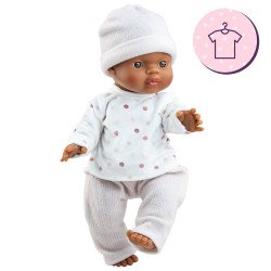 Ensemble pour poupée Paola Reina 34 cm - Gordis - Fran - Ensemble à pois colorés