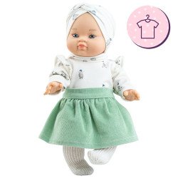 Ensemble pour poupée Paola Reina 34 cm - Gordis - Johana - Robe à motifs pingouins