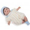 Nonis - Creme-blaues Outfit