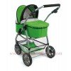 Emotion 2 in 1 Puppenwagen 77 cm - Stuhl- und Babywannenkombination - Bayer Chic 2000 - Grün und Schwarz mit Schmetterling