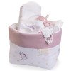 Zubehör für Antonio Juan 40-42 cm Puppe - Einhorn gemustertes Stoffbettchen