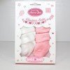 Zubehör für Antonio Juan 40 - 52 cm Puppe - Weiße und rosa Socken