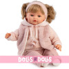 Antonio Juan Puppe 42 cm - Beni lagrimitas mit gestreiftem Pullover