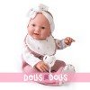 Antonio Juan Puppe 42 cm - Neugeborenes Mia Pee mit Wickelunterlage und Kleid