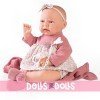 Antonio Juan Puppe 42 cm - Neugeborene Lea mit Musselindecke