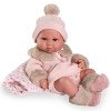 Antonio Juan Puppe 42 cm - Neugeborene Luca mit Blumendecke