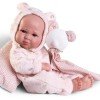 Antonio Juan Puppe 42 cm - Neugeborene Luca im Teddybär-Pyjama
