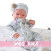 Antonio Juan Puppe 42 cm - Neugeborene Löwe-Paar-kleine Sterne-Decke
