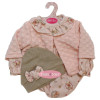 Antonio Juan Puppe Outfit 40 - 42 cm - Sweet Reborn Collection - Hasenkostüm mit Jacke und Hut