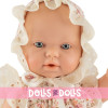 Así Puppe 25 cm - Max mit rosa Blumenmuster
