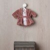 Outfit für Así Puppe 36 cm - Rosa Bademantel mit weißer Unterwäsche für Alex Puppe