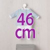 Outfit für Así-Puppe 46 cm - Blaues Mackintosh-Set für Leo-Puppe